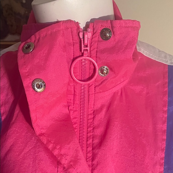 PUMA Women's Vibrant Jacket - Pink, Purple, Orange, Black - Picture 3 of 7